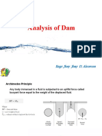 Analysis of Dam: Engr. Jhay Jhay D, Alcorcon