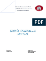 Tarea Teoría General de Sistema