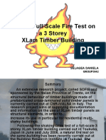 Natural Full-Scale Fire Test On A 3 Storey Xlam Timber Building