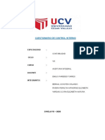 Cuestionario de control interno de inventario