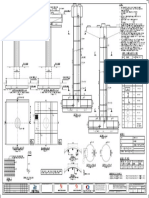 Dimension and reinforcement details of pier P1 for major bridge