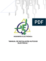 Manual de Instalacion y Configuracion AUTOCAD ELECTRICAL PDF