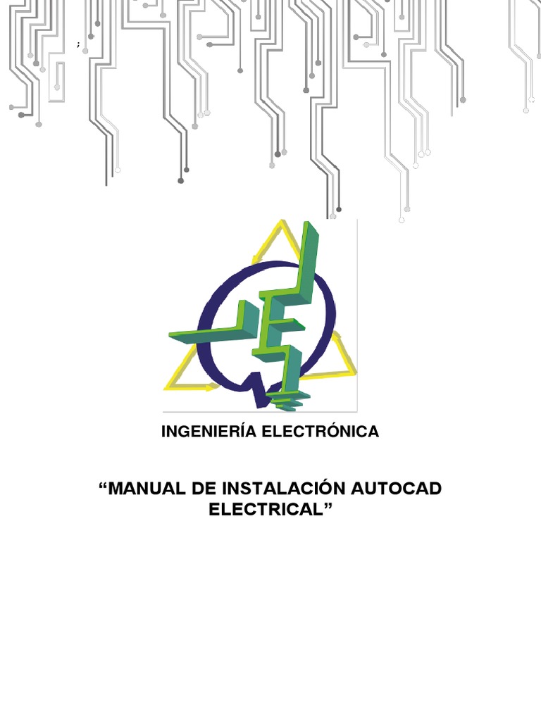 Manual de Instalacion y Configuracion AUTOCAD ELECTRICAL PDF | PDF ...