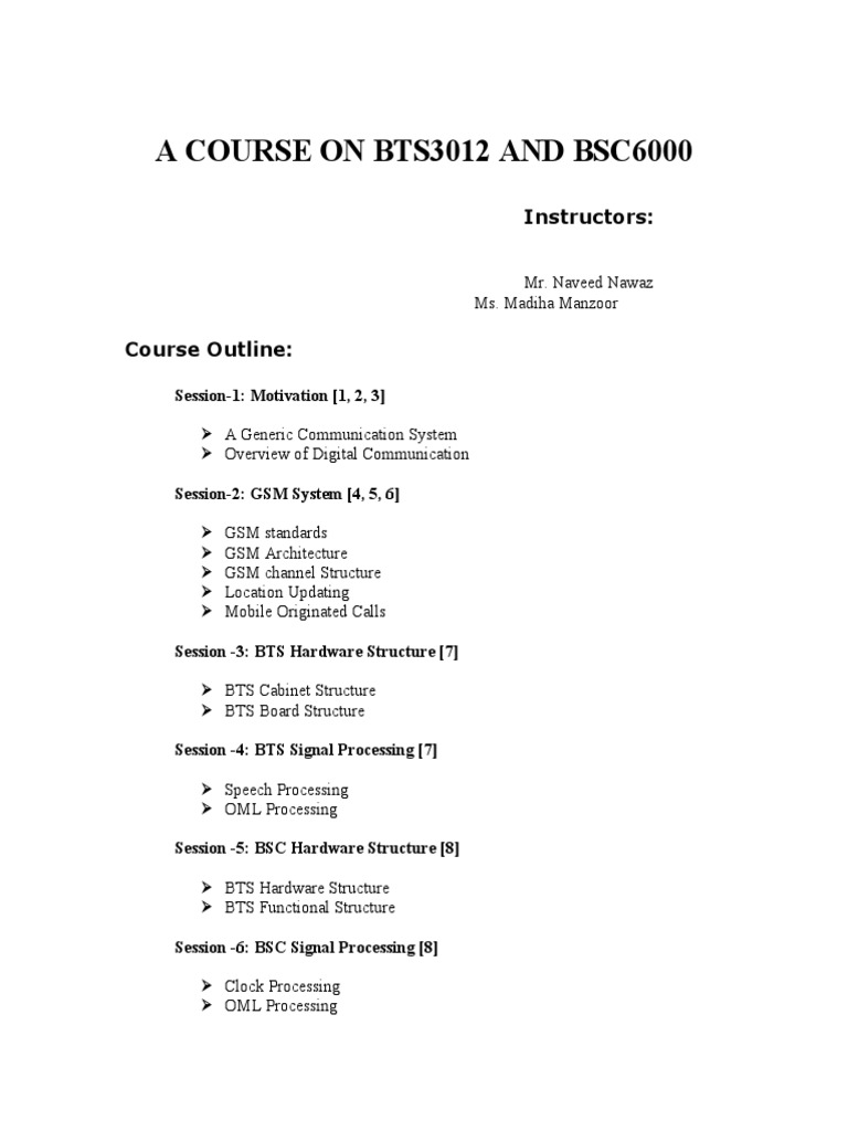 BSS Course Outline | PDF | Computers | Technology & Engineering