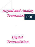 Digital and Analog Transmission