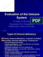 Evaluation of The Immune System