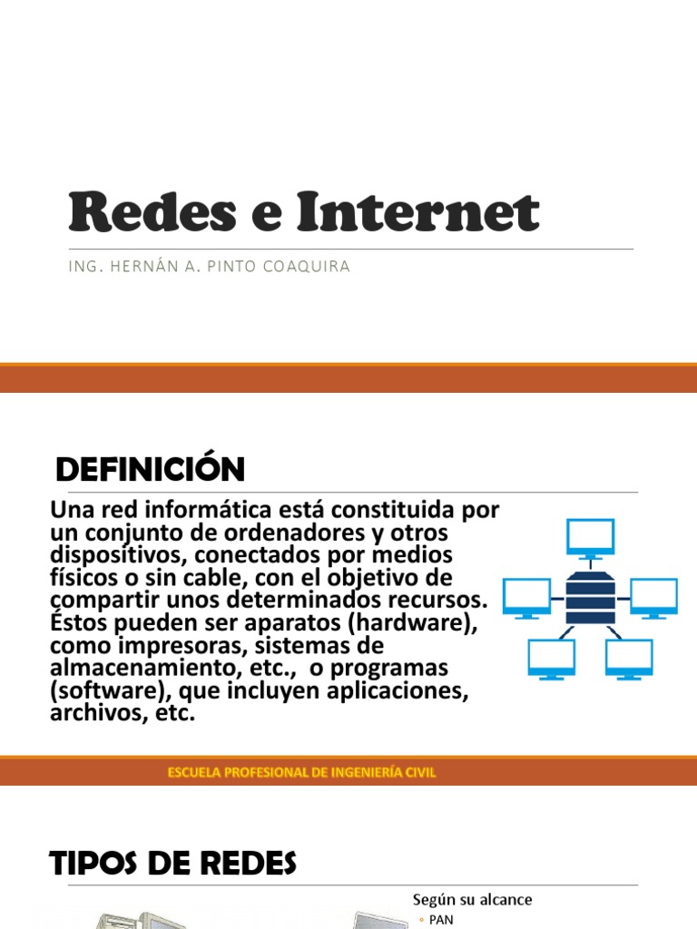 Tipos y Funciones de Redes e Internet | PDF | Red de computadoras ...