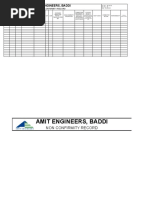 AE-QA-08 - Non-confirmity Record