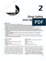 Chapter 2 (Shop Safety and Operations)