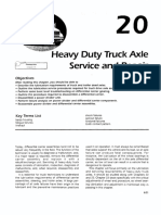 Chapter 20 (Heavy Duty Truck Axle Service and Repair)