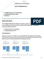 Configure SQL Server Instances