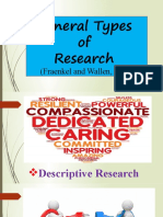 General Types of Research