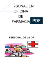 F 2. Personal en oficina de farmacia