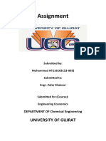 Assignment: University of Gujrat