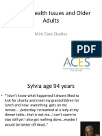 Mental Health Issues and Older Adults: Mini Case Studies