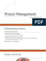 Project Management: Prof Harish Rao