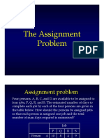 8 Assignment Problem PDF