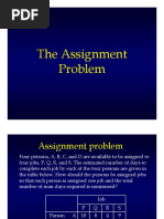 8 Assignment Problem PDF