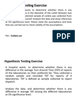 Hypothesis Testing Exercise