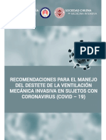 Recomendaciones Destete COVID PDF