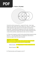 QUESTION 5: Wireless (10 Points)