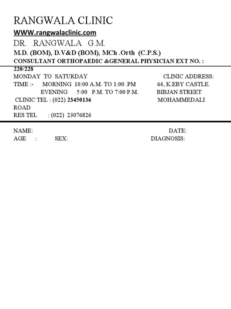 Medical Letterhead | PDF