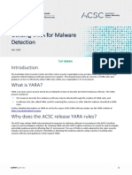 Utilising YARA For Malware Detection TLP GREEN PDF