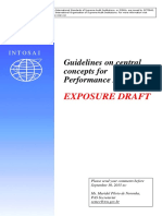 Exposure Draft: Guidelines On Central Concepts For Performance Auditing