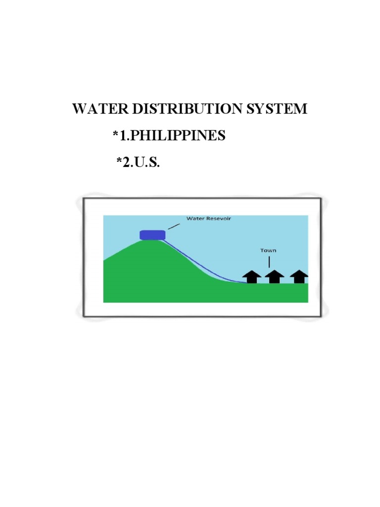 Water Distribution System Front Page PDF