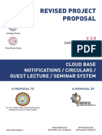 Revised Project Proposal: Cloud Base Notifications / Circulars / Guest Lecture / Seminar System