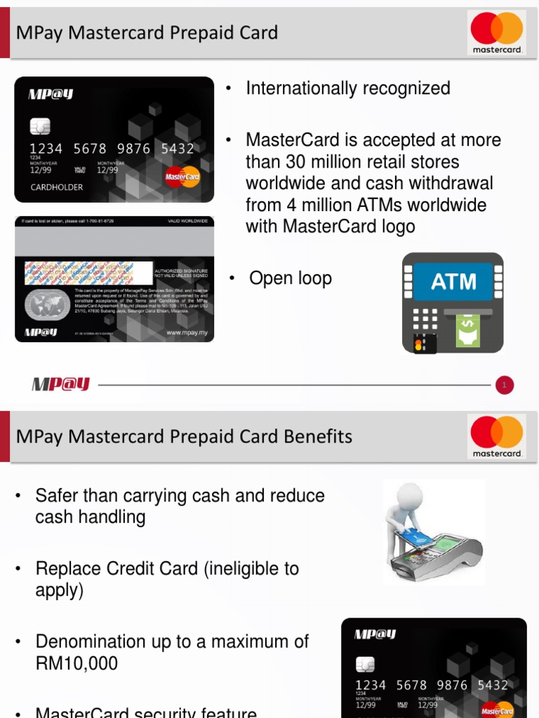 MPay Mastercard Prepaid Card Benefits | PDF | Master Card | Debit Card