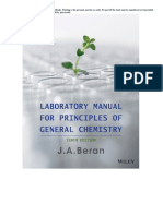 CM011L - Laboratory Manual For Principles of General Chemistry