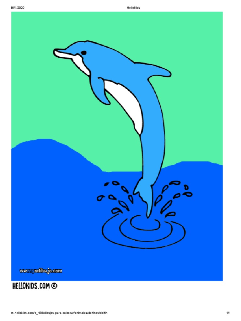 dibujos-para-colorear-delf-n-pdf