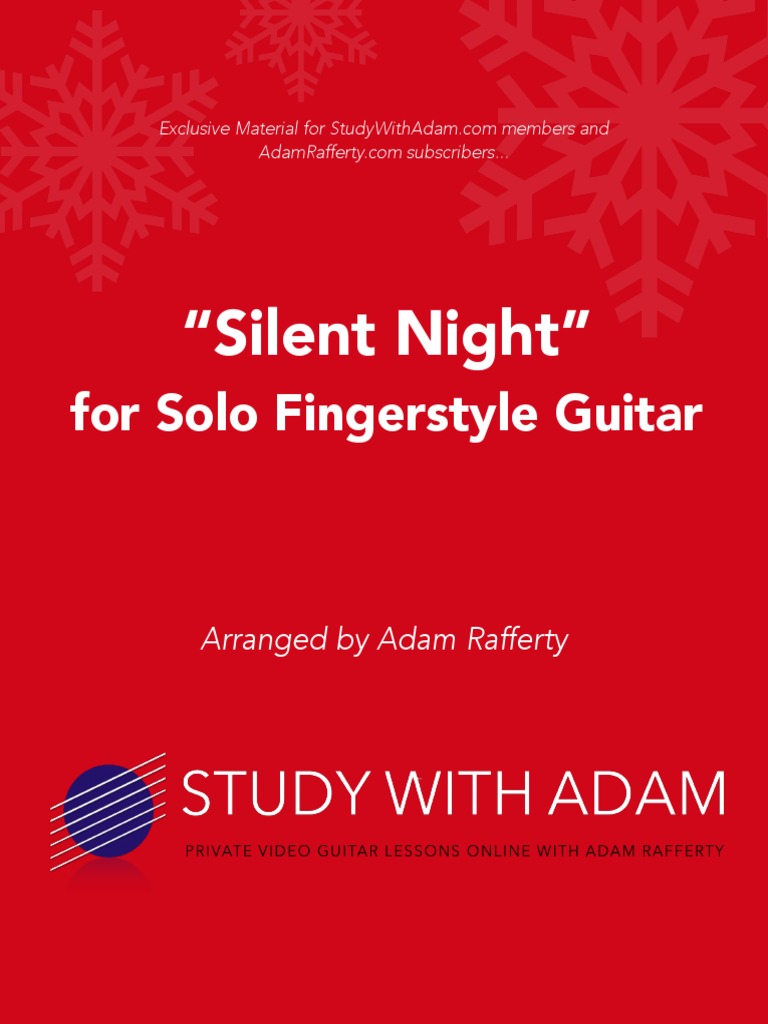 Adam Rafferty - Silent Night - Lesson PDF | PDF | Harmony | Jazz