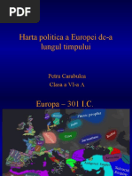 Harta politica a Europei de-a lungul timpului