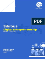 Silabus FACEBOOK DIGITAL ENTREPRENEURSHIP OA PDF