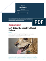 Left-Sided Congestive Heart Failure - Clinician's Brief PDF