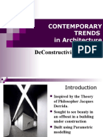 Explore Deconstructivism in Architecture with Parametric Modelling