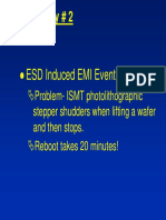 Case Study # 2: ESD Induced EMI Event