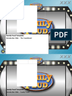 Family Feud Template Slides for Game Show Fun