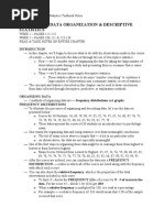 CH 5 NOTES - Data Organization and Descriptive Statistics