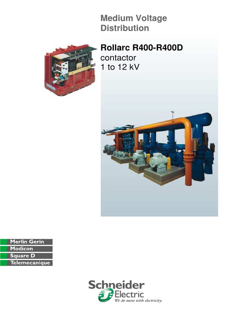 Rollarc R400/R400D Contactor Guide | PDF | Fuse (Electrical) | Relay
