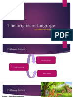 Chapter 1 Origins of Language