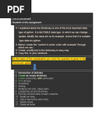 Introduction of Dictinary