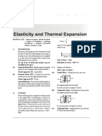 Elasticity and Thermal Expansion