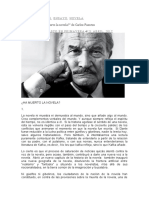 Ha Muerto La Novela Carlos Fuentes