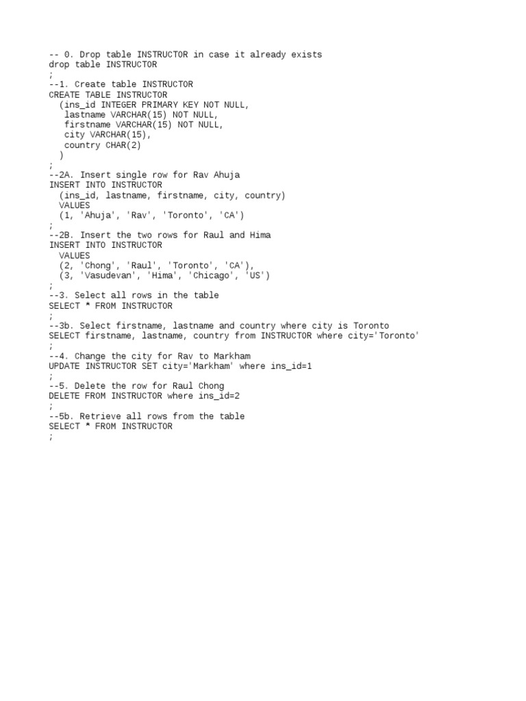 SQL Query Practice | PDF