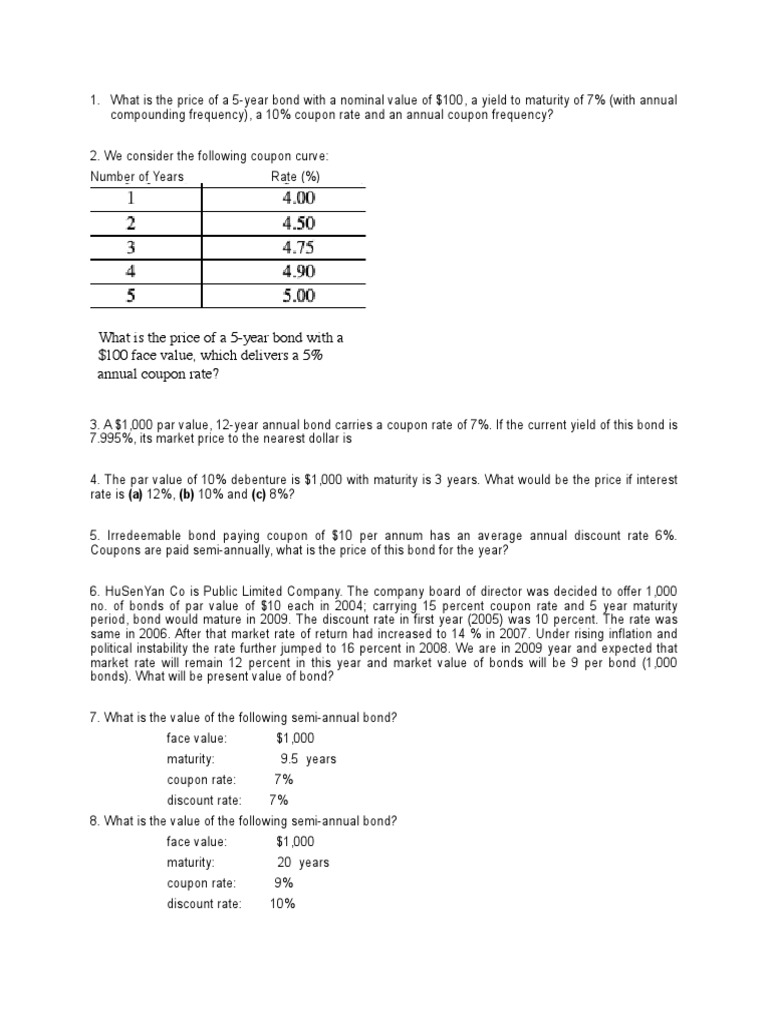 Bond Valuation for Investors | PDF