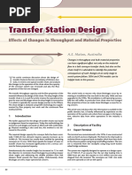 Chute Design for Bulk Material Transfer | PDF | Wear | Stress (Mechanics)