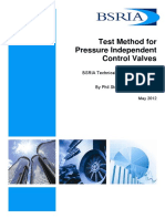 Test Method For Pressure Independent Control Valves